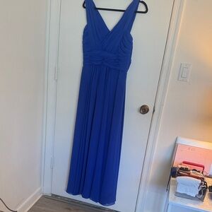 Monique Lhuillier Bridesmaids Sapphire Maxi Dress